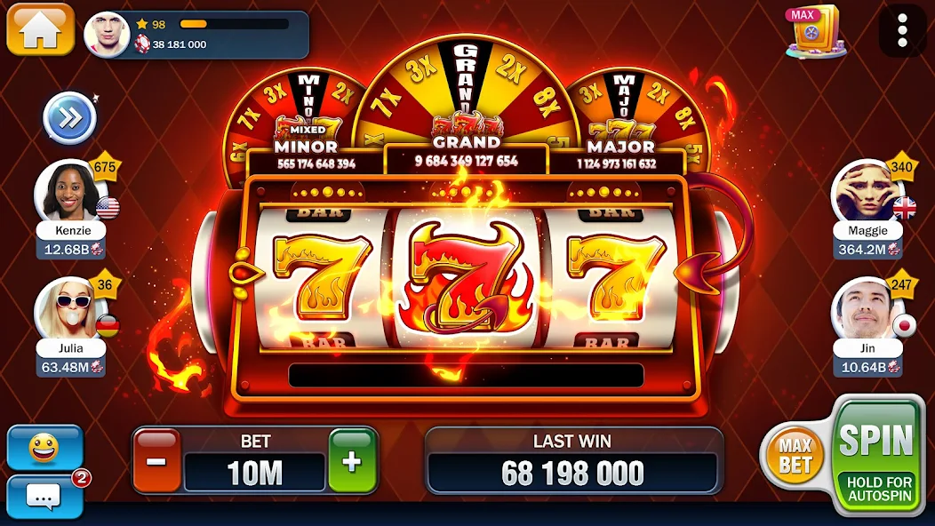 Mesa de Blackjack Clássico com fichas e cartas